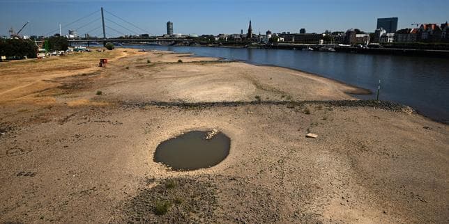 Le Rhin à sec met l’économie allemande sous pression et menace de peser sur le PIB