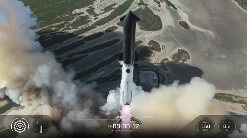 La mégafusée Starship réussit son premier test depuis l'entrée en Bourse de SpaceX