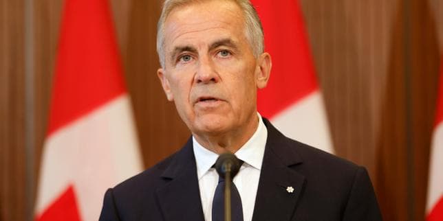 Mark Carney dénonce la « guerre » commerciale lancée par Donald Trump contre le Canada et s’inquiète de « menaces contre la langue française »