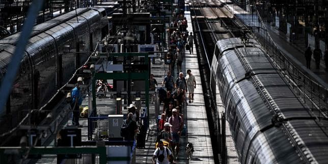 Pont du 14-Juillet : le trafic TGV « normal », un train Intercités sur trois supprimé en raison des fortes chaleurs