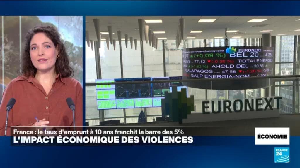 Le taux d'emprunt de la France à 10 ans franchit les 5 %
