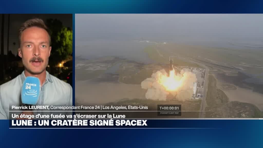 SpaceX : collision imminente entre l'étage d'une fusée et la Lune